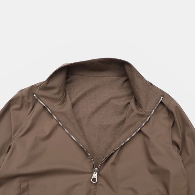 Loro Piana Brown Windmate Cashmere Bomber – pre-owned luxury menswear at Sanpetuna