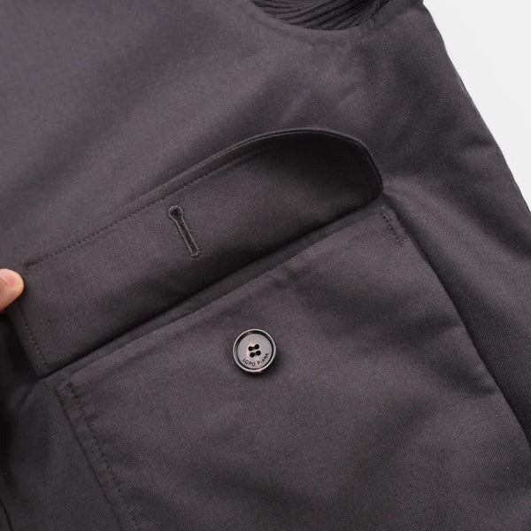 Loro Piana Black Vila Gift of Kings Wool Bomber – pre-owned luxury menswear at Sanpetuna