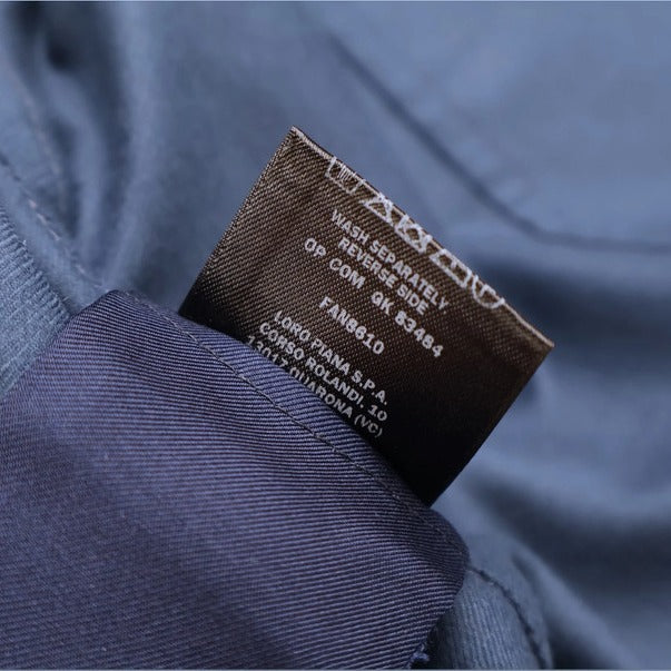 Loro Piana Black Vila Gift of Kings Wool Bomber – pre-owned luxury menswear at Sanpetuna