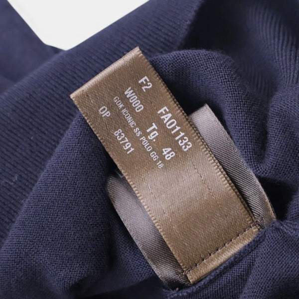 Loro Piana Navy Iconic Gift of Kings Wool Polo – pre-owned luxury menswear at Sanpetuna