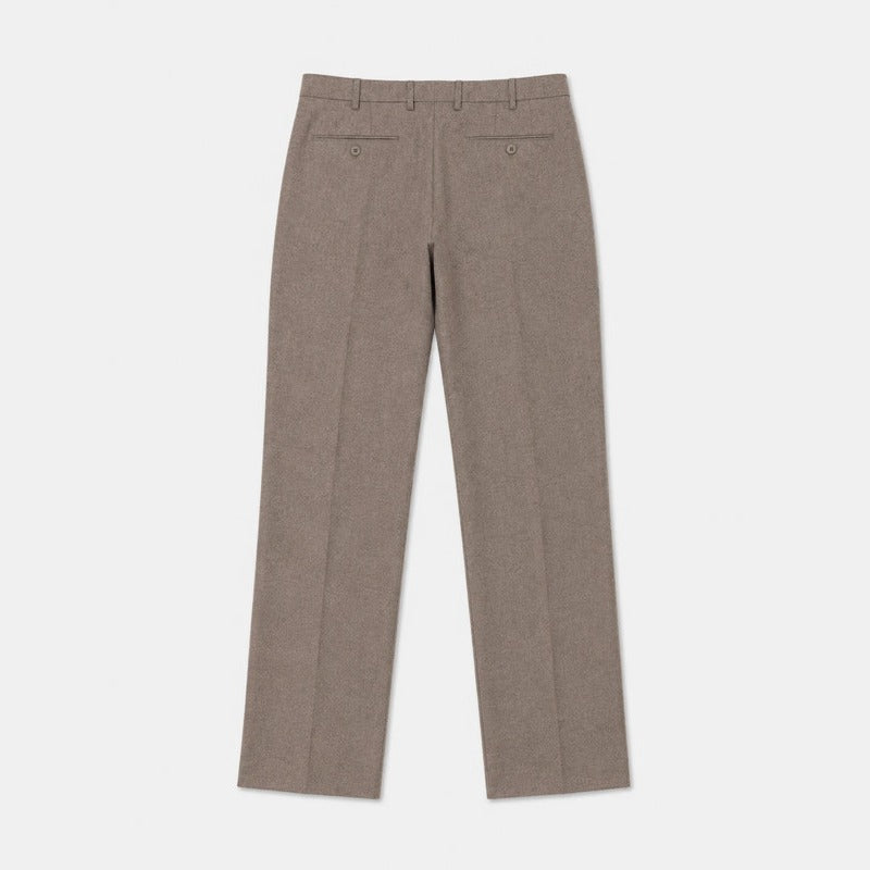 Loro Piana Beige Wool-Cashmere Classic Trousers – pre-owned luxury menswear at Sanpetuna