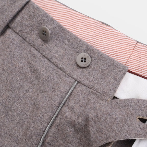 Loro Piana Beige Wool-Cashmere Classic Trousers – pre-owned luxury menswear at Sanpetuna