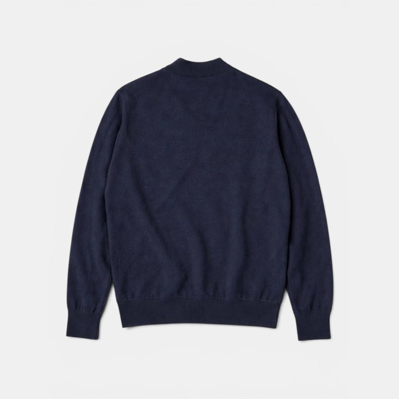 Loro Piana Navy Vicuña Cardigan – pre-owned luxury menswear at Sanpetuna