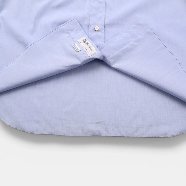 Loro Piana Blue Classic Cotton Shirt – pre-owned luxury menswear at Sanpetuna