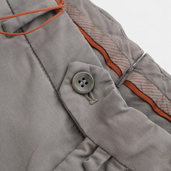 Loro Piana Grey Classic Cotton Chino – pre-owned luxury menswear at Sanpetuna