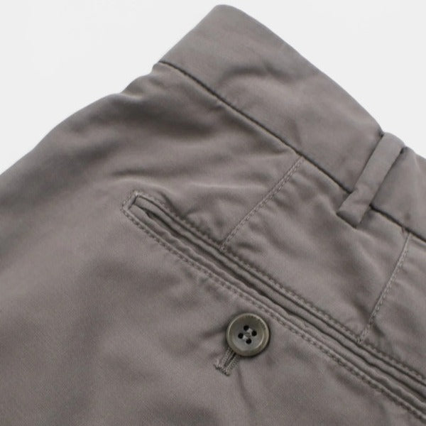 Loro Piana Grey Classic Cotton Chino – pre-owned luxury menswear at Sanpetuna