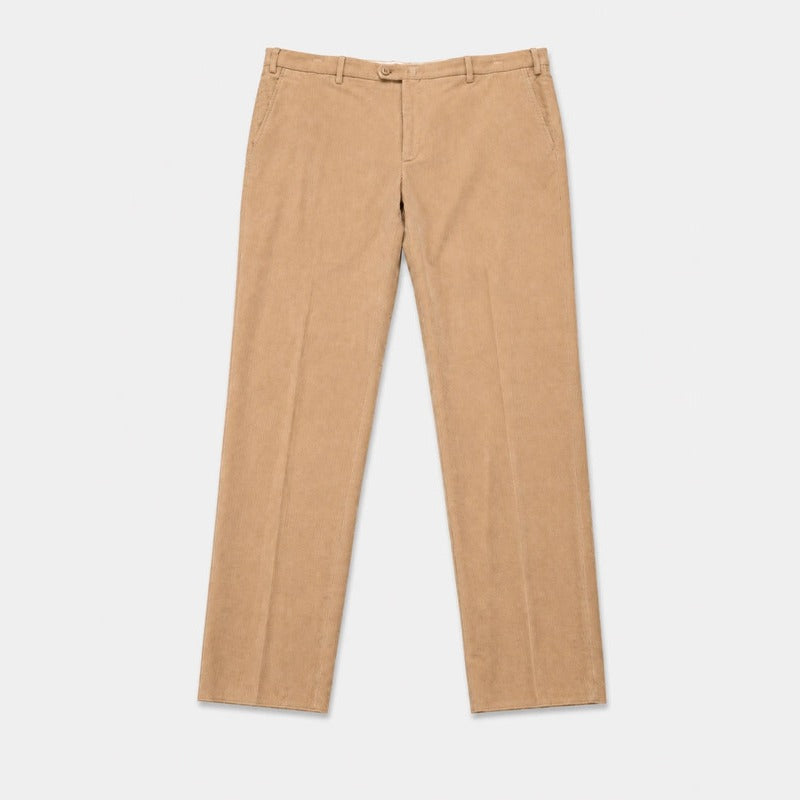 Loro Piana Beige Corduroy Cotton Trousers – pre-owned luxury menswear at Sanpetuna