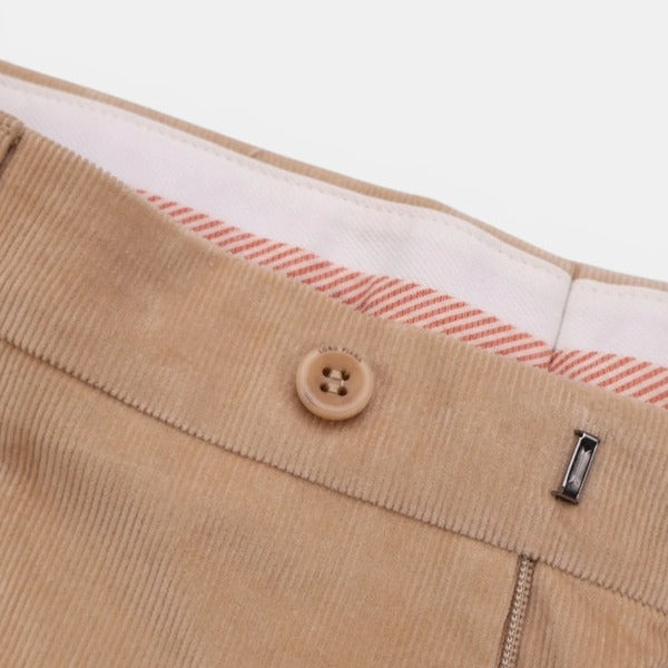 Loro Piana Beige Corduroy Cotton Trousers – pre-owned luxury menswear at Sanpetuna