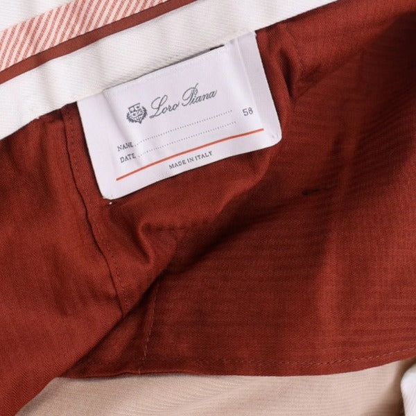 Loro Piana Beige Corduroy Cotton Trousers – pre-owned luxury menswear at Sanpetuna