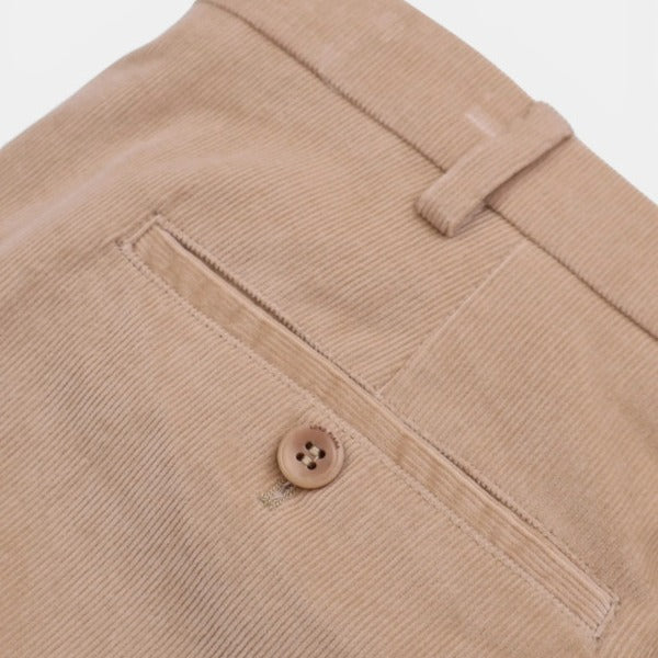 Loro Piana Beige Corduroy Cotton Trousers – pre-owned luxury menswear at Sanpetuna
