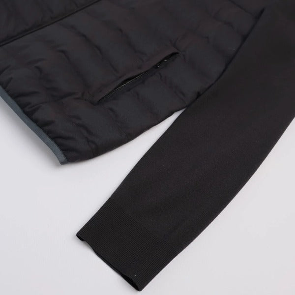 Loro Piana Black Conniston Gift of Kings Wool Quilted Bomber – pre-owned luxury menswear at Sanpetuna