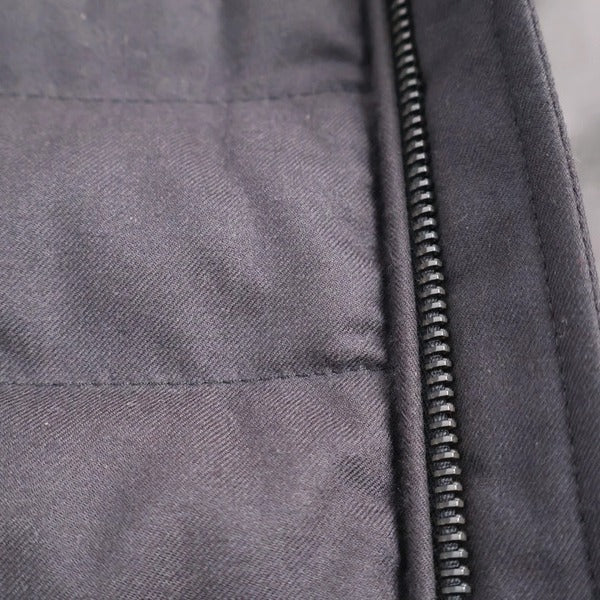 Loro Piana Black Conniston Gift of Kings Wool Quilted Bomber – pre-owned luxury menswear at Sanpetuna