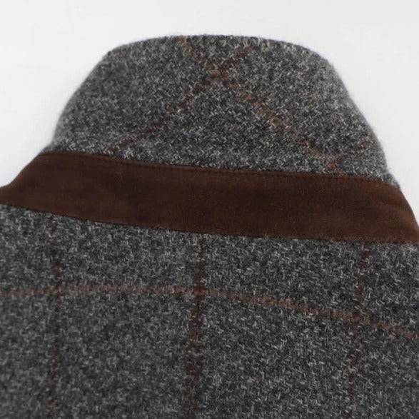 Loro Piana Grey Tailored Cashmere Coat – pre-owned luxury menswear at Sanpetuna