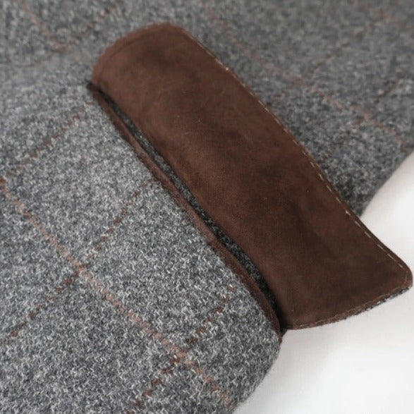 Loro Piana Grey Tailored Cashmere Coat – pre-owned luxury menswear at Sanpetuna