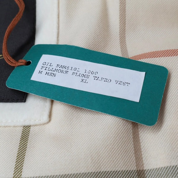 Loro Piana White Fillmore Cashmere Down Vest – pre-owned luxury menswear at Sanpetuna