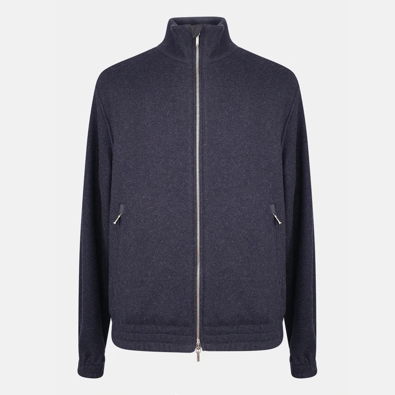 Loro Piana Rio Jersey Novalis Cashmere Bomber (M)