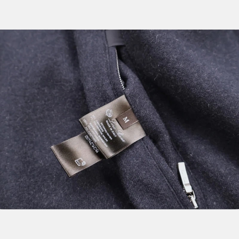 Loro Piana Rio Jersey Novalis Cashmere Bomber (M)