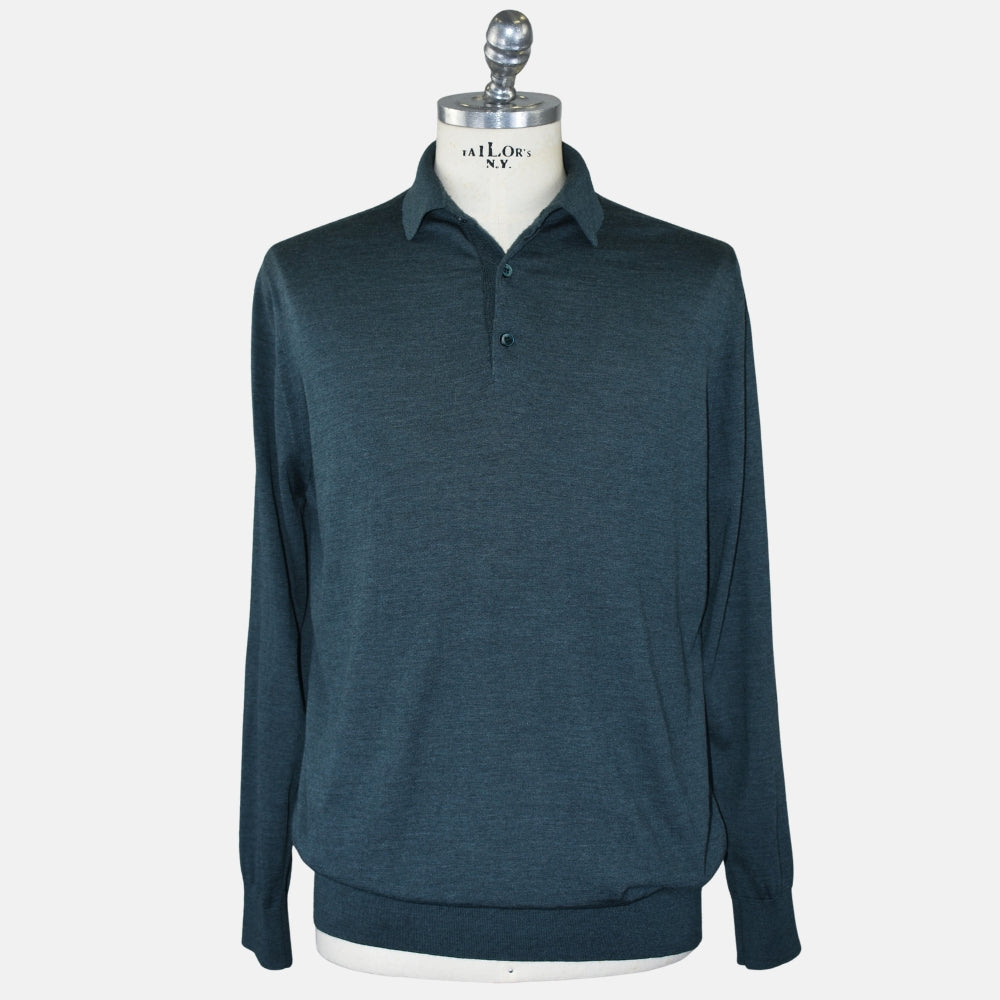 Mud Virgin Wool Longsleeve Polo (EU 56)