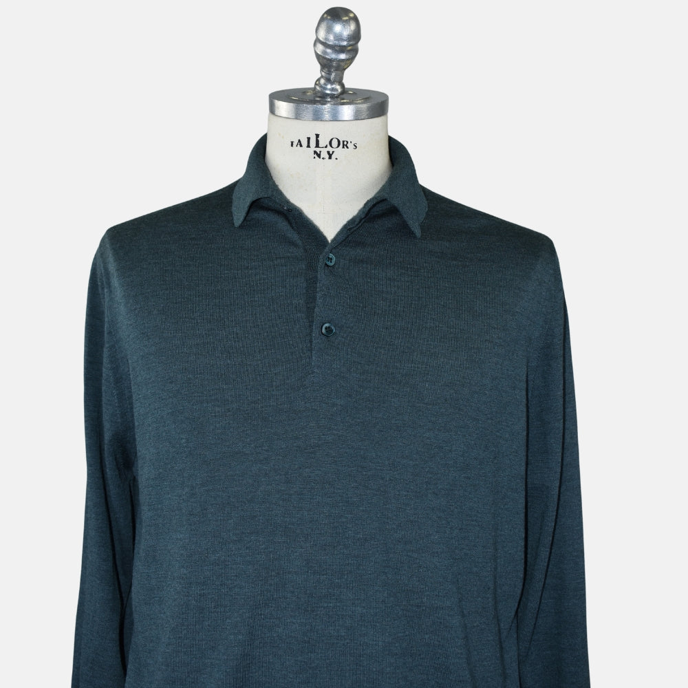 Mud Virgin Wool Longsleeve Polo (EU 56)