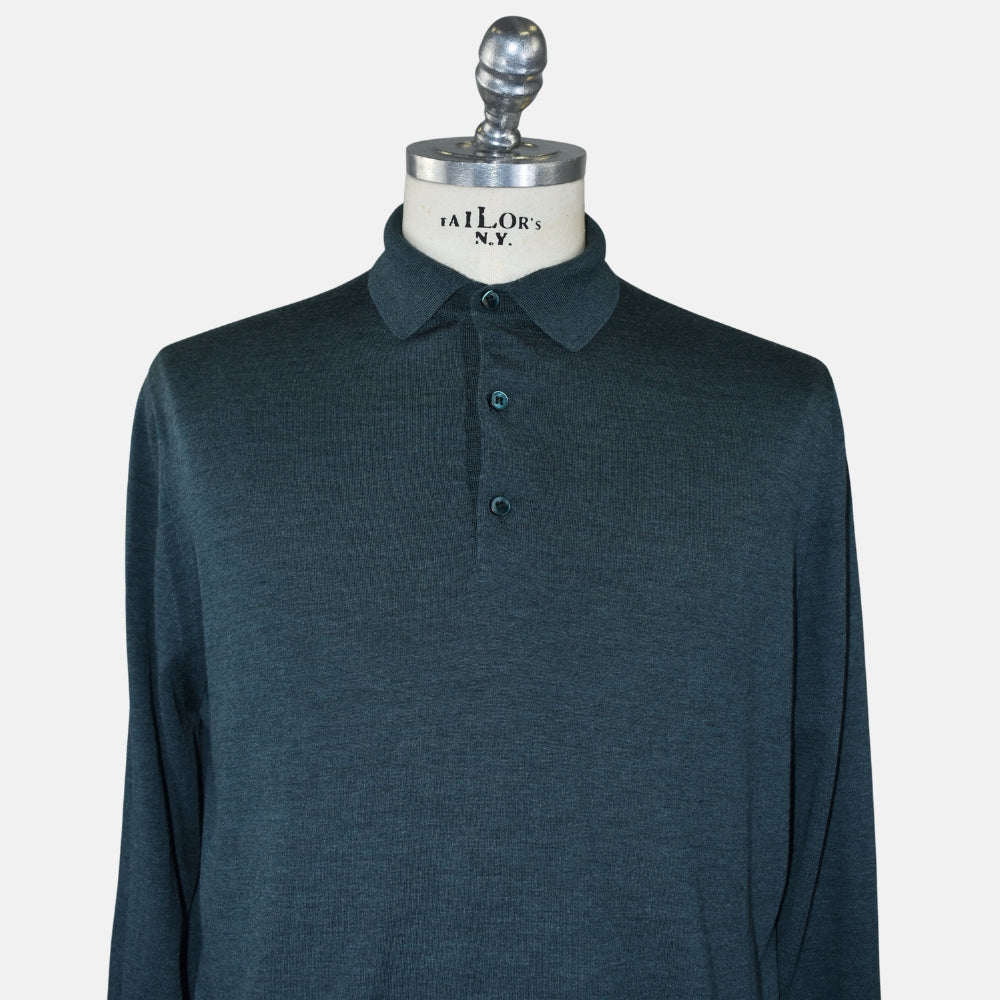 Mud Virgin Wool Longsleeve Polo (EU 56)