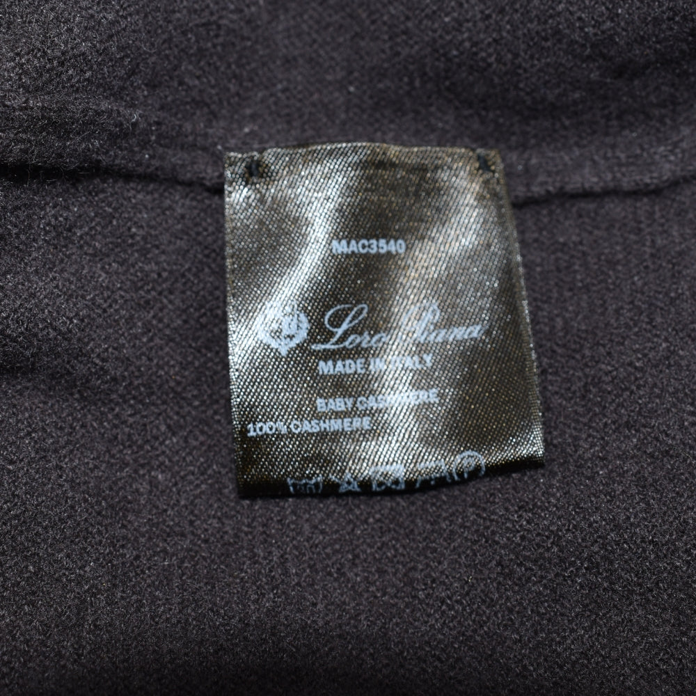 Dark Brown Baby Cashmere Longsleeve Polo (EU 56)