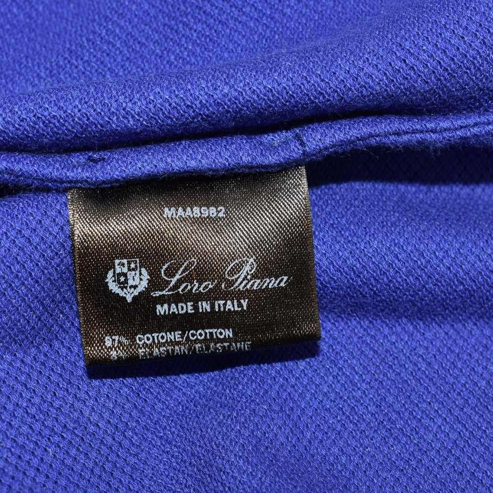 Purple/Blue Cotton Poloshirt (XXL)