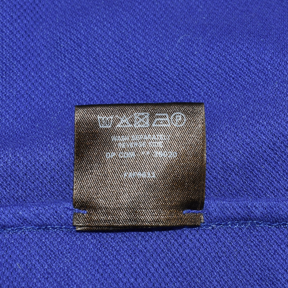 Purple/Blue Cotton Poloshirt (XXL)
