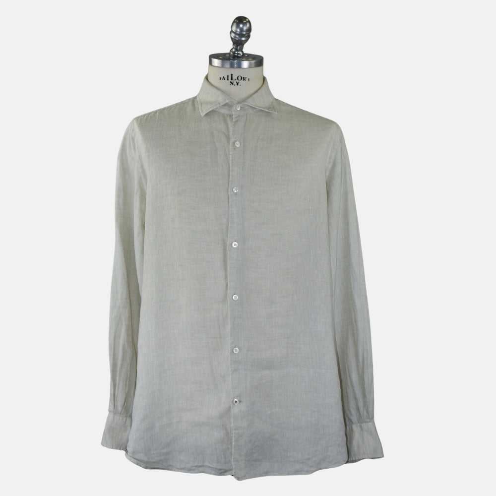 Beige Linen Shirt (XXL)