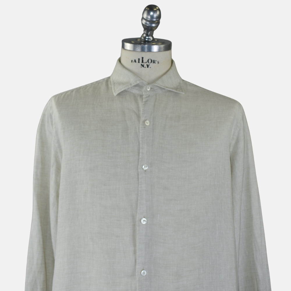 Beige Linen Shirt (XXL)