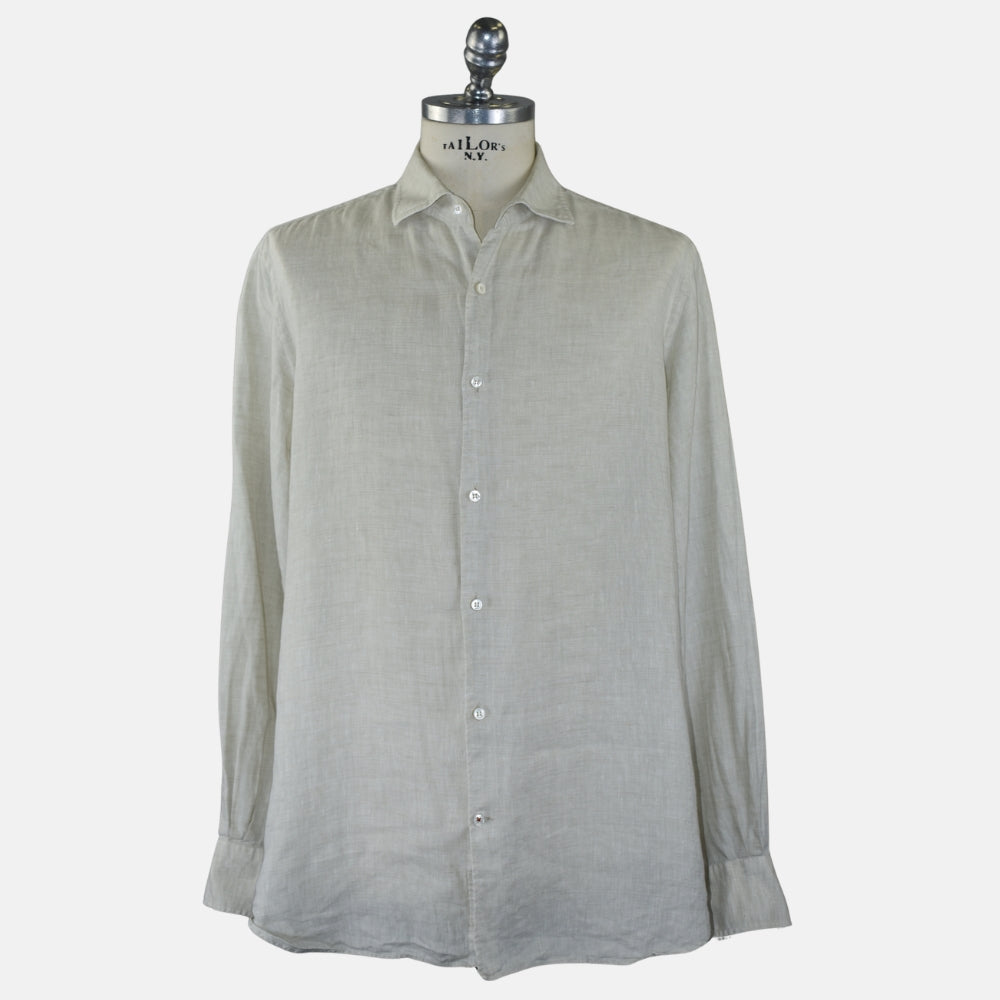 Beige Linen Shirt (XXL)