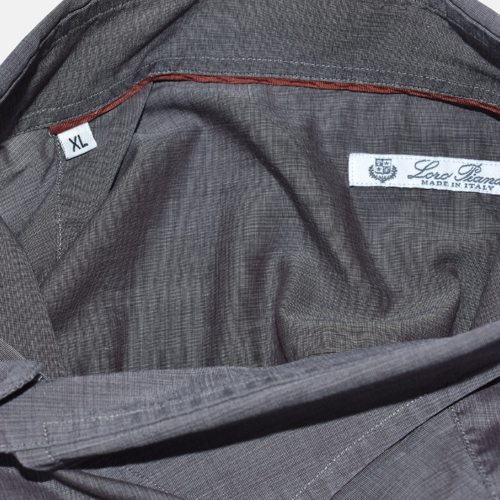 Taupe Cotton Shirt (XL)