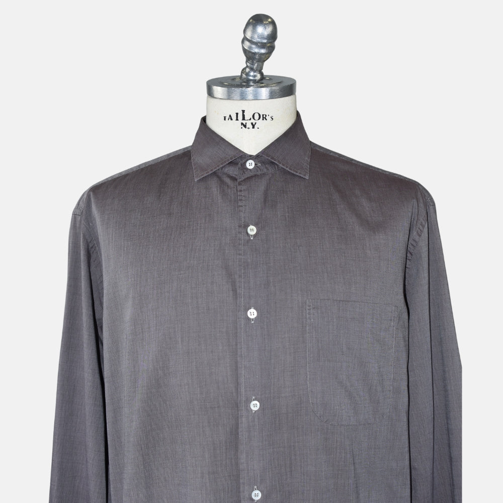 Taupe Cotton Shirt (XL)