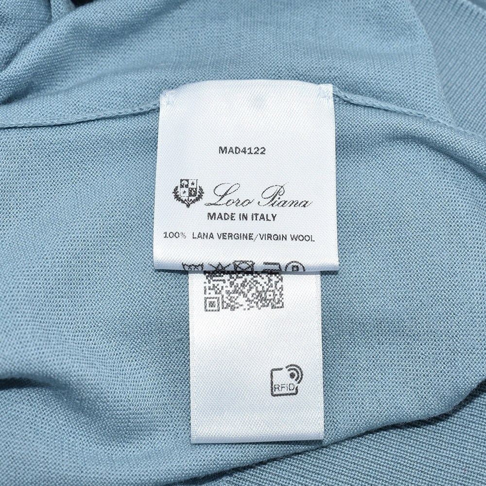 Light Petrol Virgin Wool Sweater (EU 48)