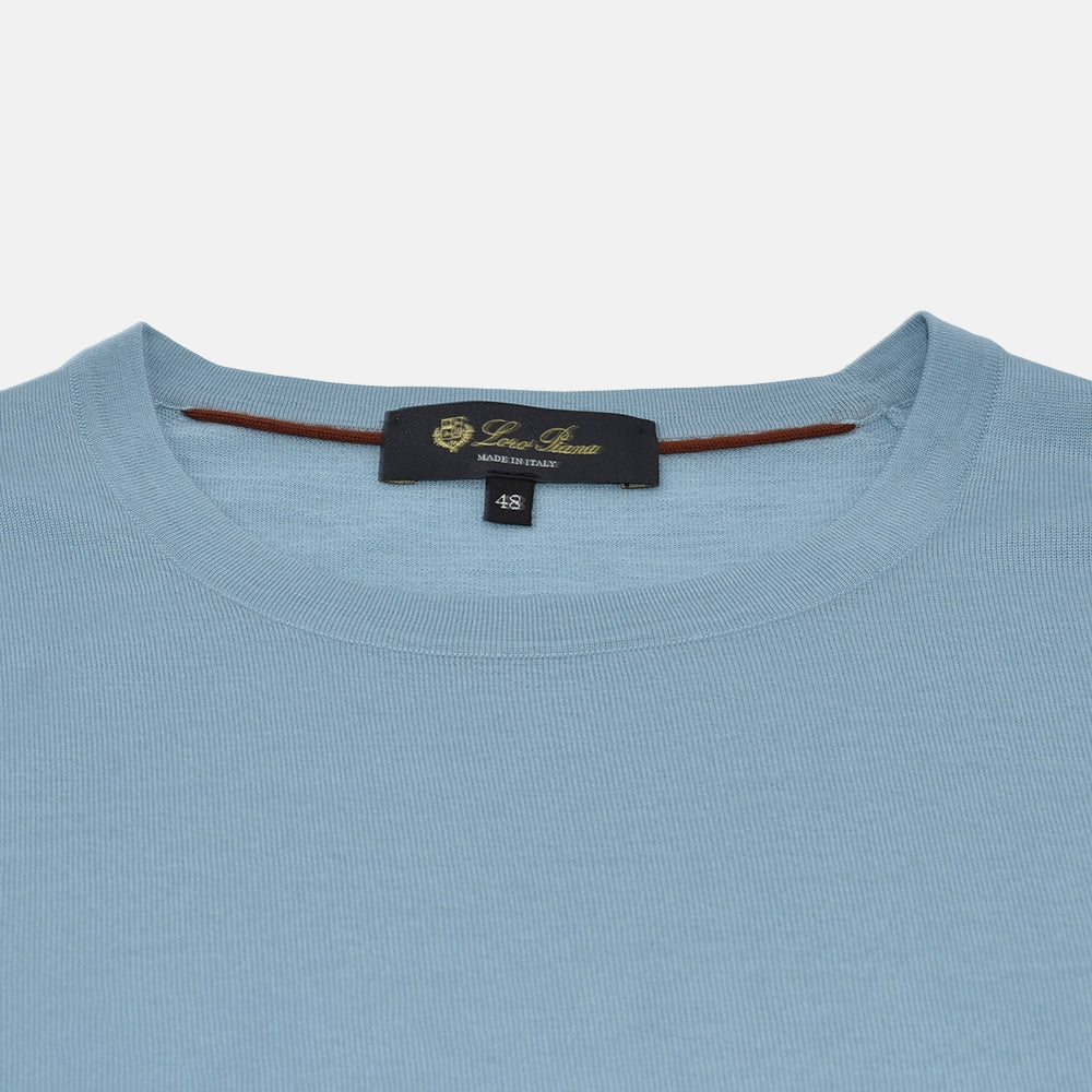 Light Petrol Virgin Wool Sweater (EU 48)