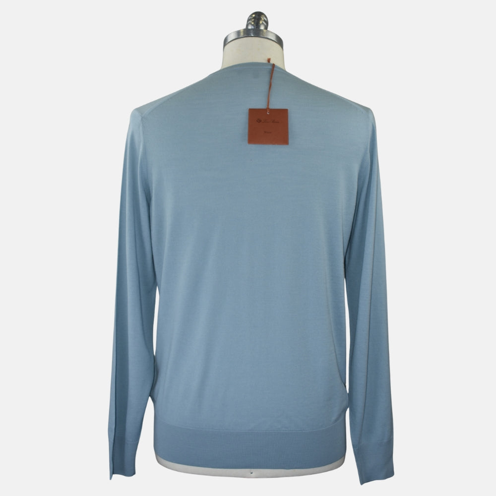 Light Petrol Virgin Wool Sweater (EU 48)