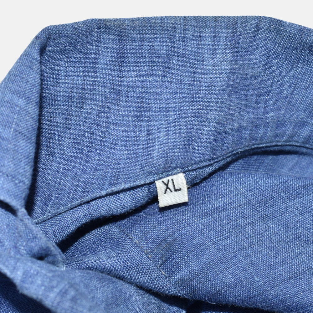 Blue Linen Shirt (XL)