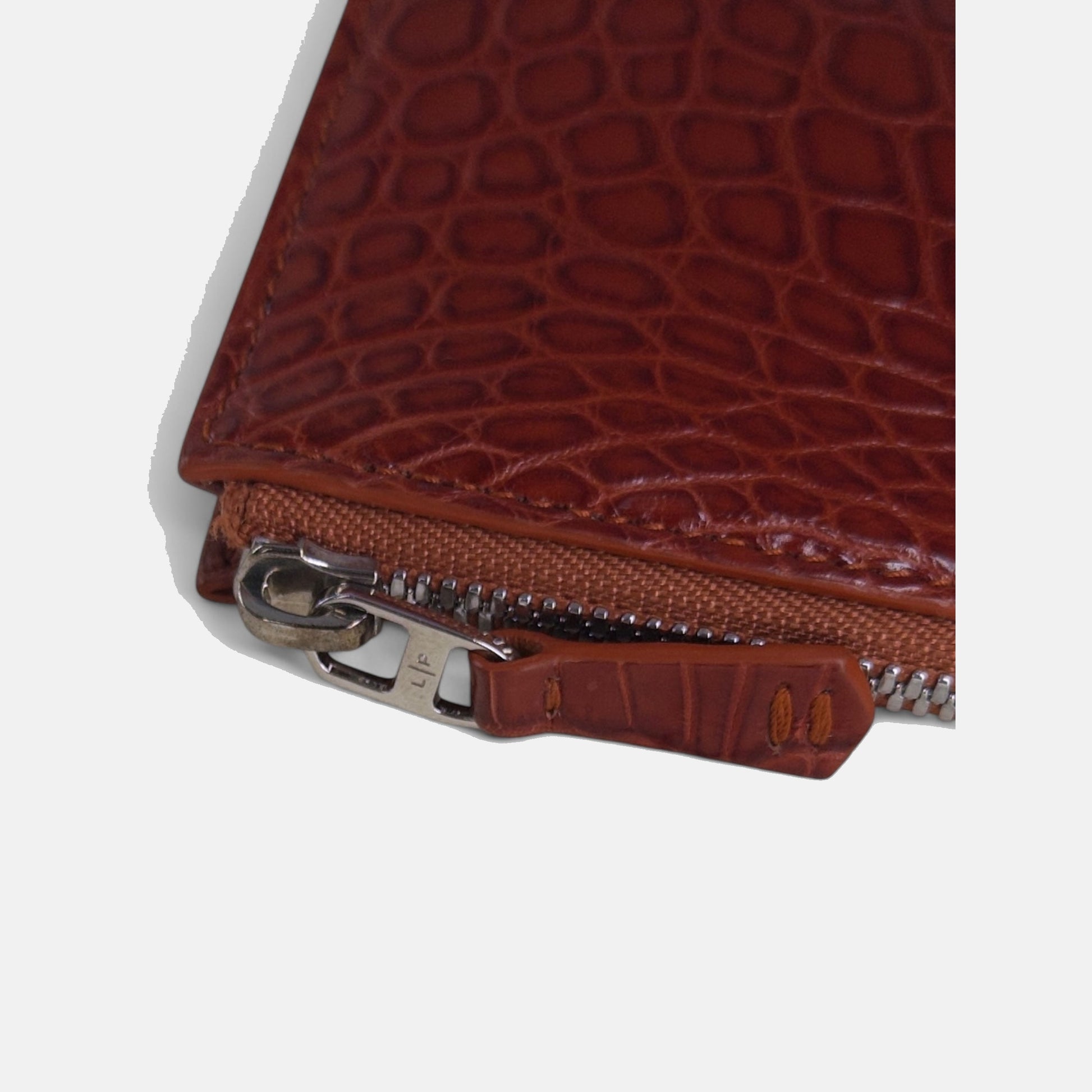 Loro Piana Zipped Flat Pouch Crocodile