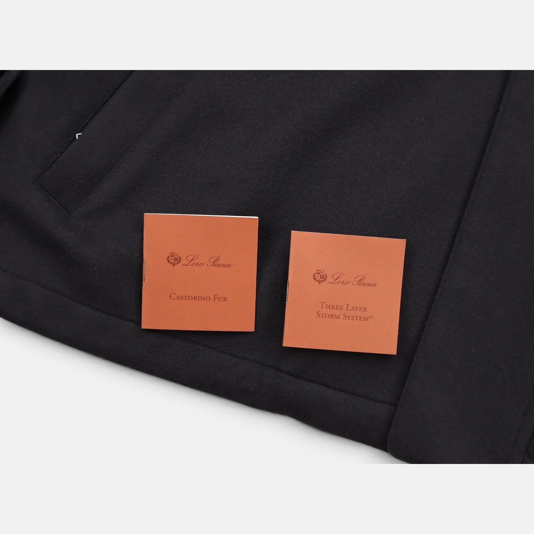Loro Piana Cashmere Castorino Icer Coat Caviar