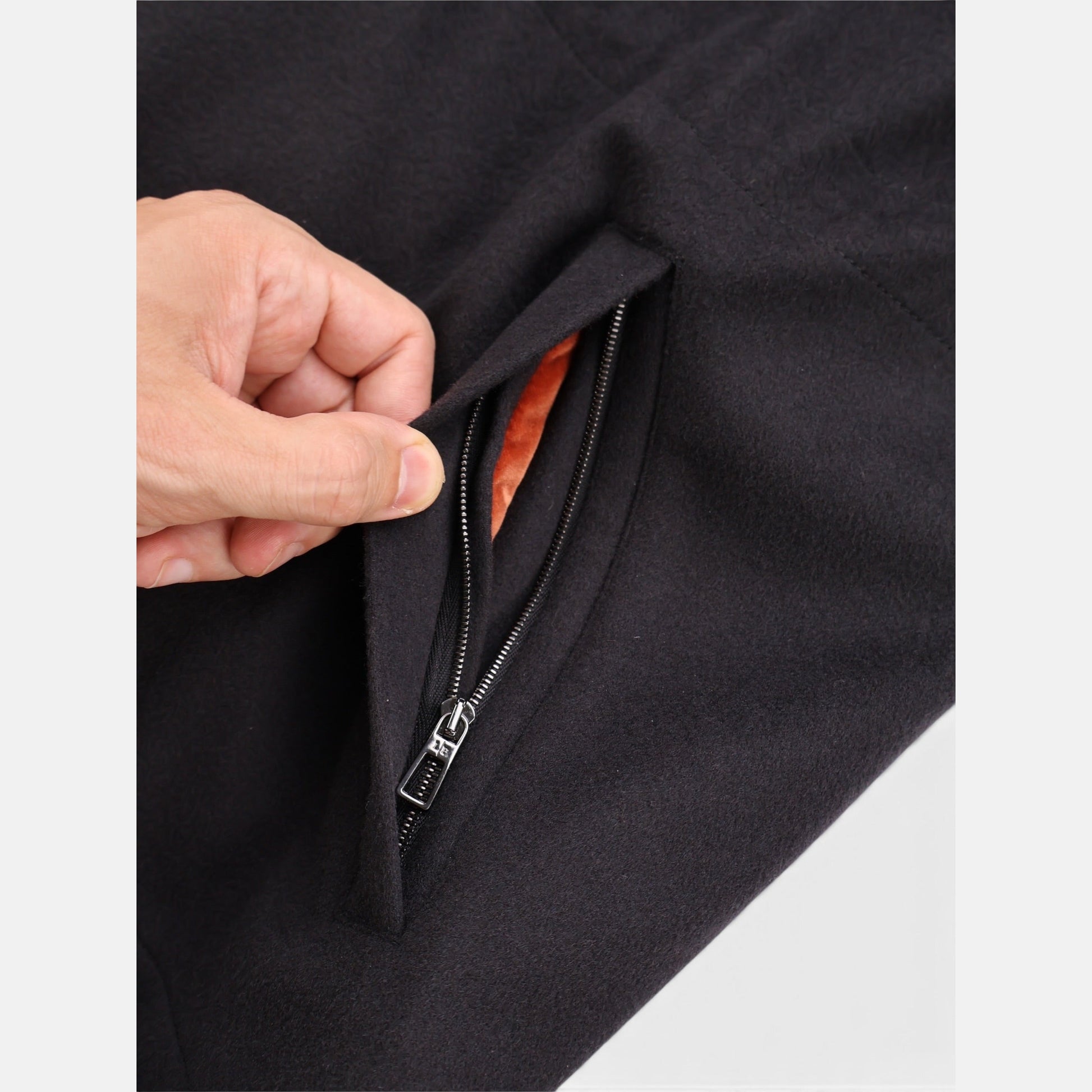 Loro Piana Cashmere Castorino Icer Coat Caviar