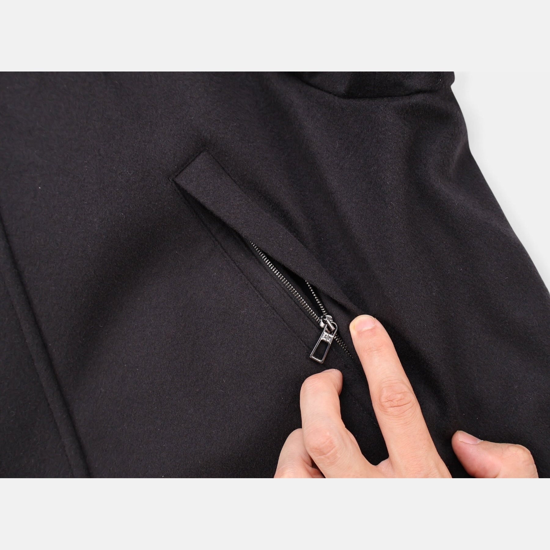 Loro Piana Cashmere Castorino Icer Coat Caviar