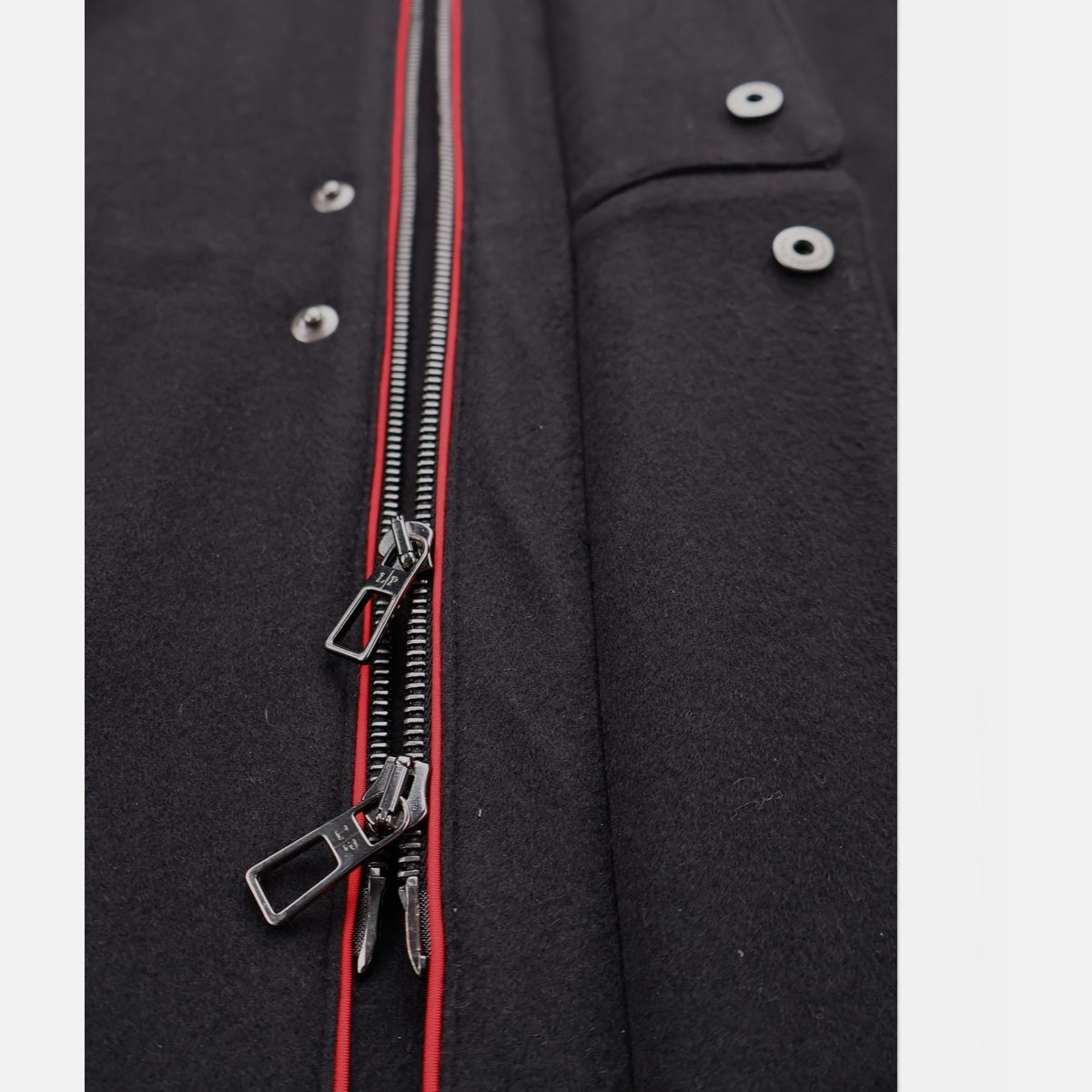 Loro Piana Cashmere Castorino Icer Coat Caviar (L)