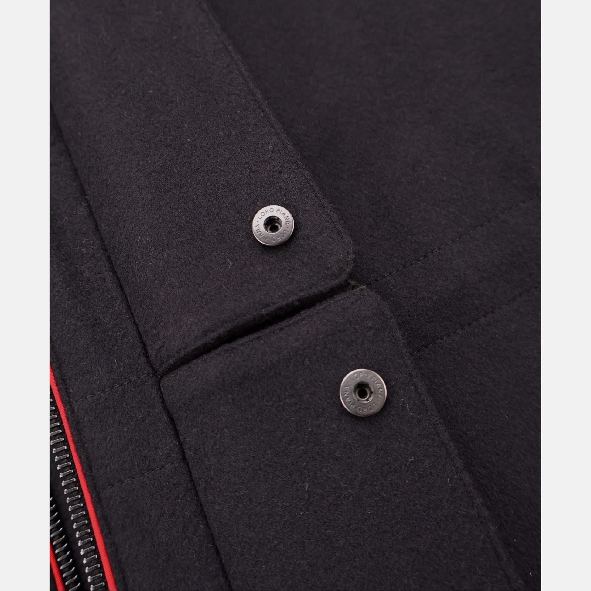 Loro Piana Cashmere Castorino Icer Coat Caviar