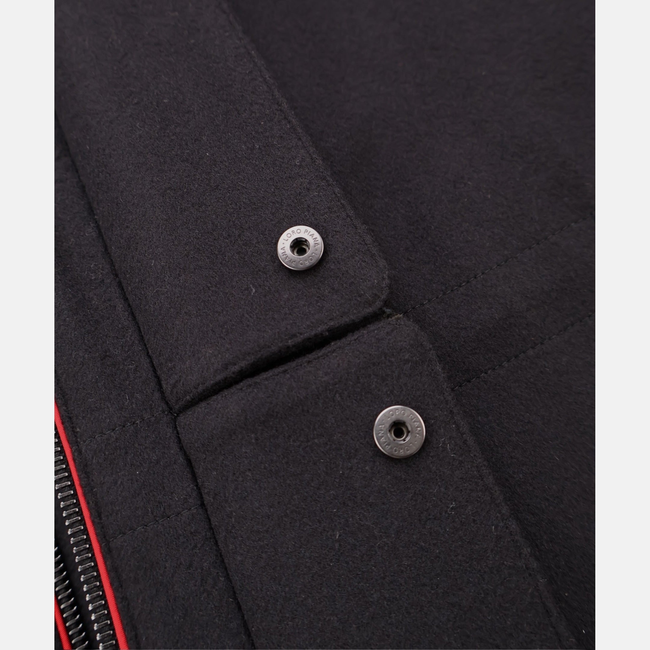 Loro Piana Cashmere Castorino Icer Coat Caviar