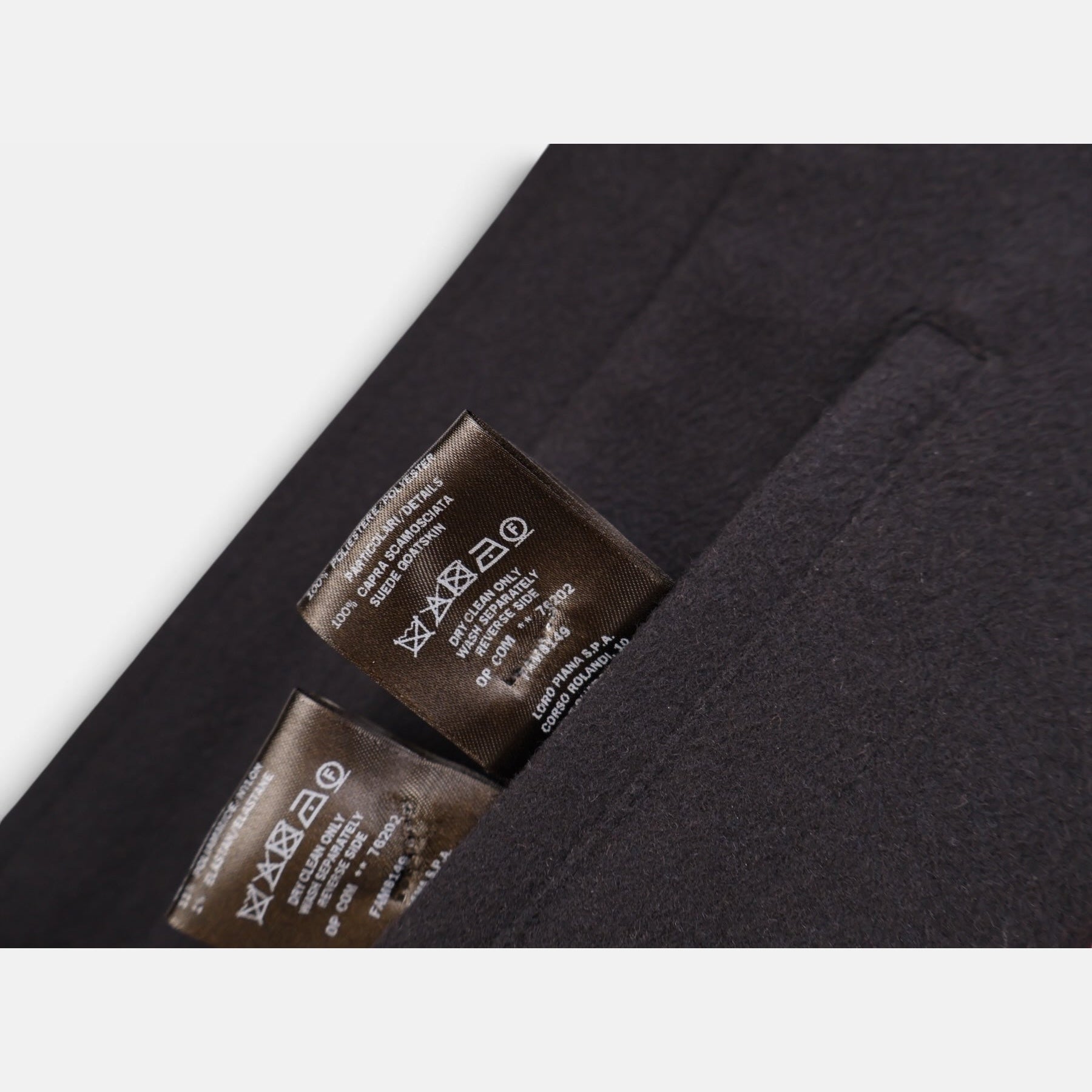 Loro Piana Cashmere Castorino Icer Coat Caviar