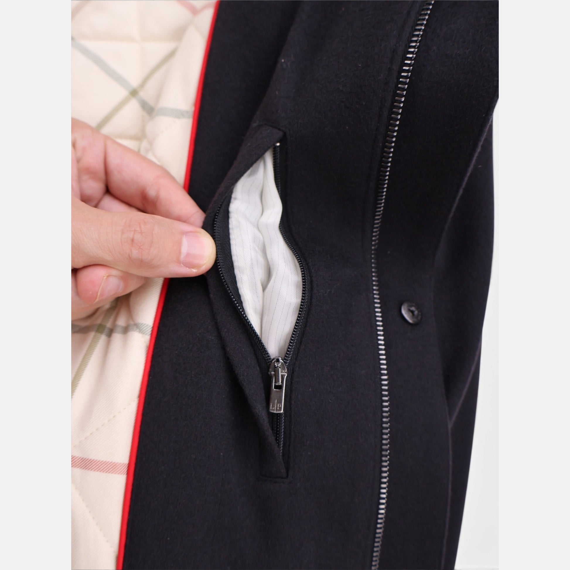 Loro Piana Cashmere Castorino Icer Coat Caviar