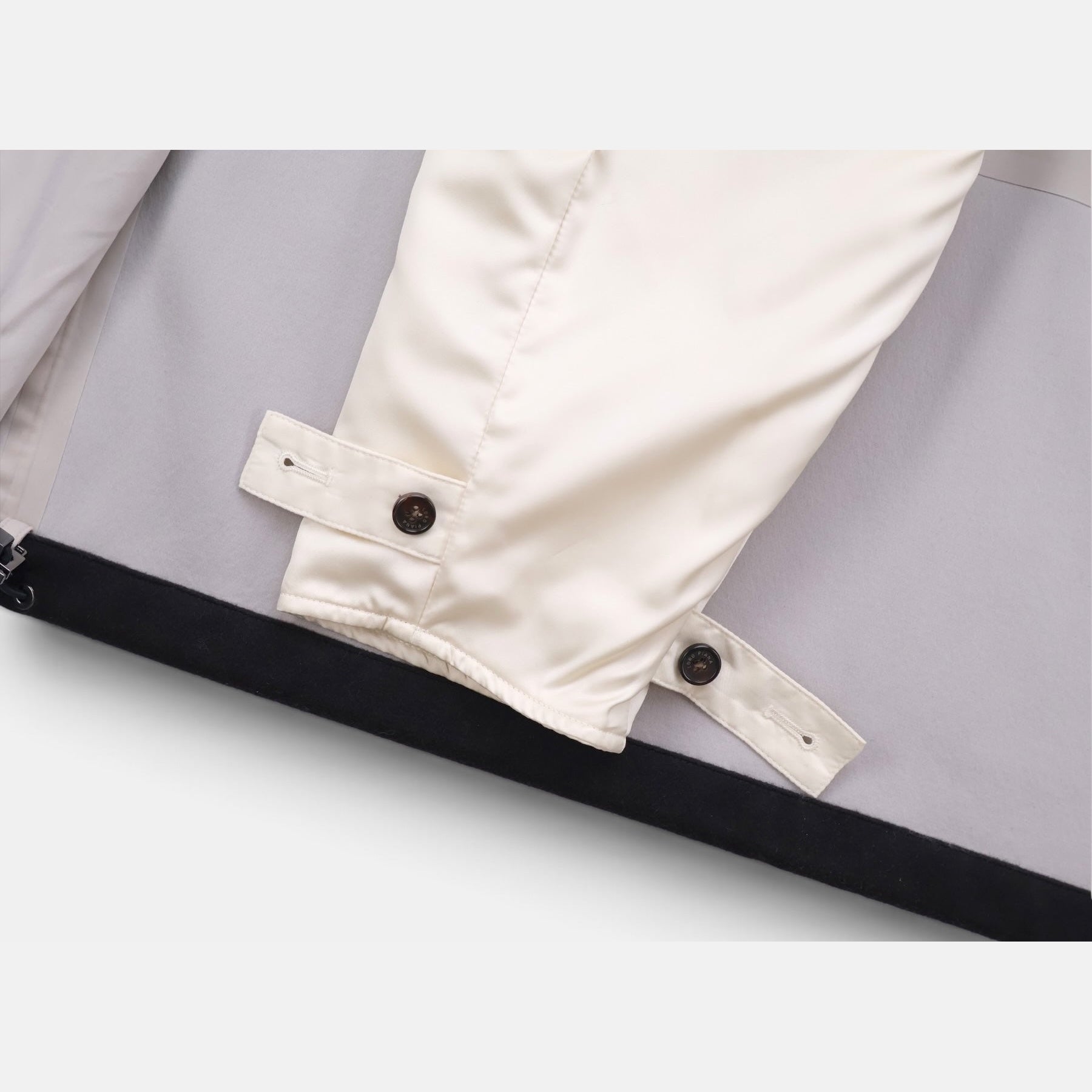 Loro Piana Cashmere Castorino Icer Coat Caviar