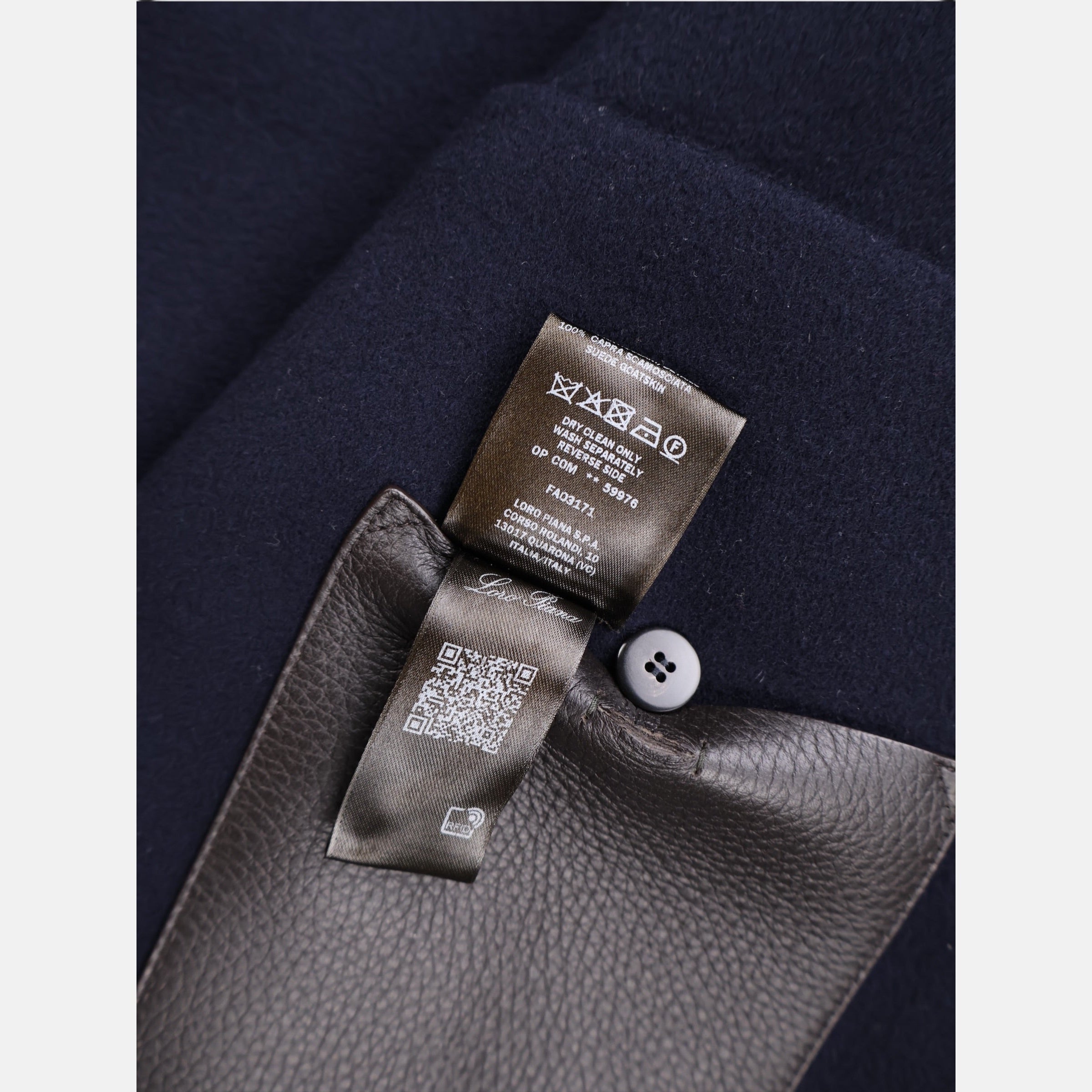 Loro Piana Cashmere Royal Ali Blouson Navy
