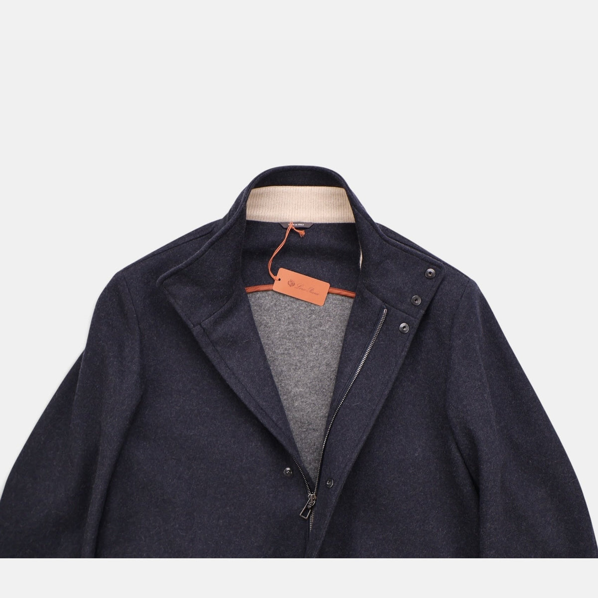 Loro Piana Cashmere Voyager Coat Navy (M)