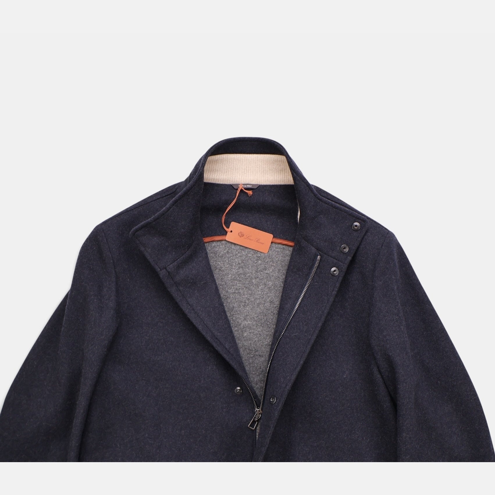 Loro Piana Cashmere Voyager Coat Navy