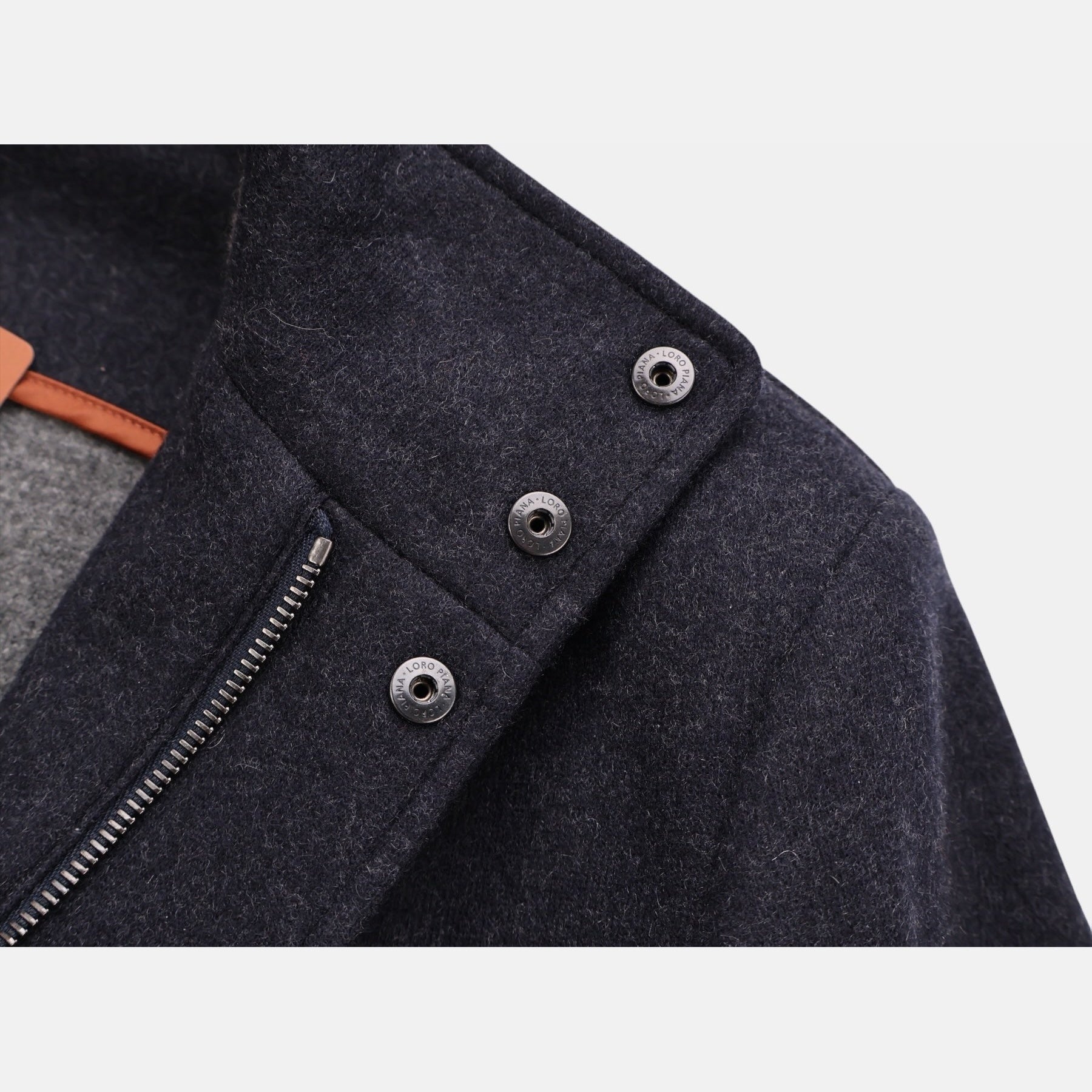 Loro Piana Cashmere Voyager Coat Navy